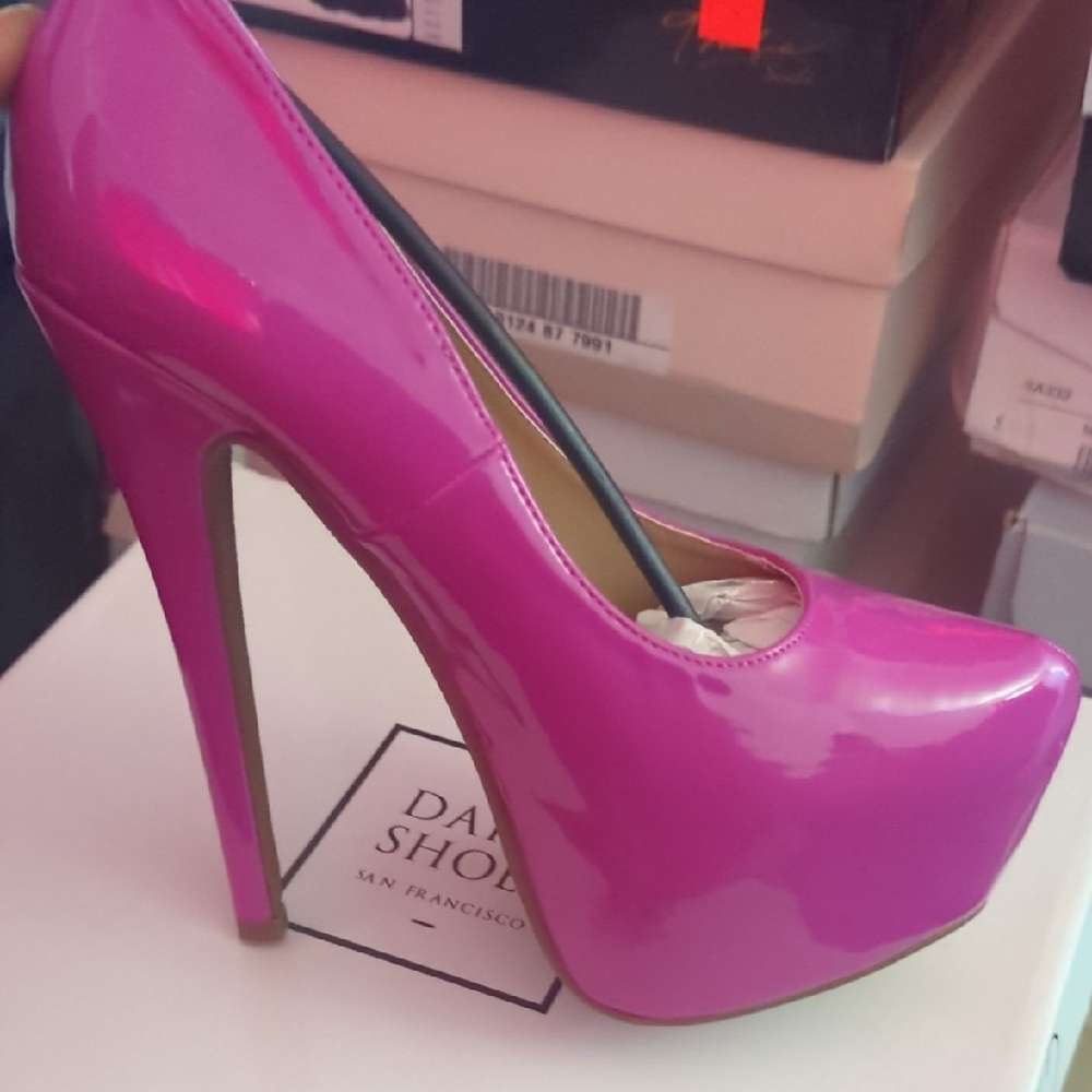 Women's Pink Platform Heels
